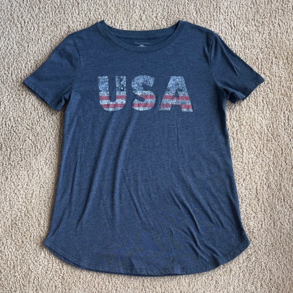 Maurice’s Navy USA Graphic Tee